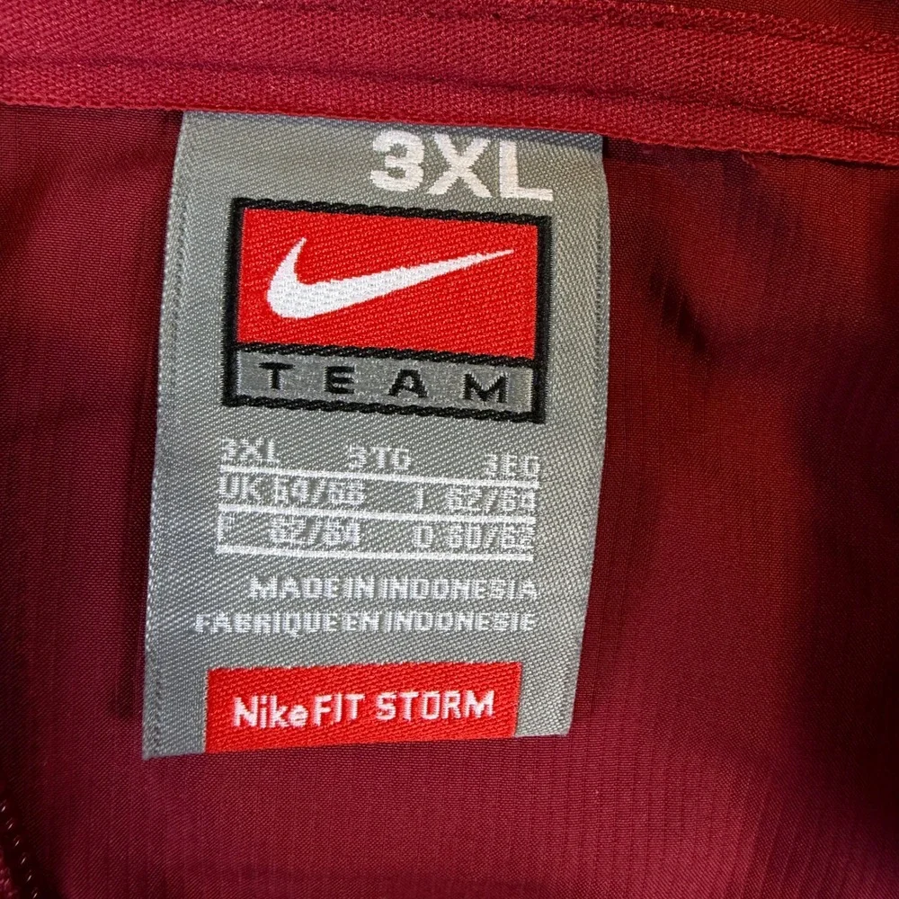 Iowa State Nike Windbreaker Mens 3XL FIT Storm Red NCAA Football EUC